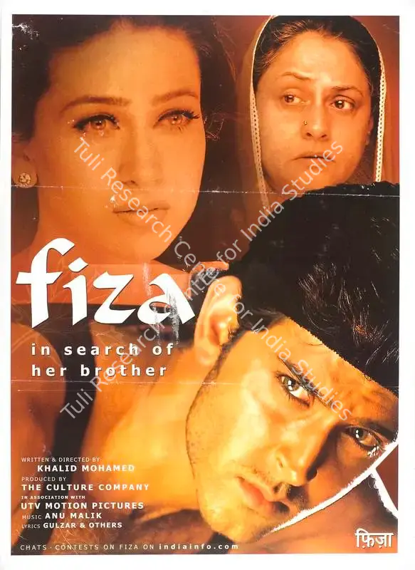 Guha, Pradeep (Producer), Fiza, 2000 | Full Sheet Poster | CinemaEducation | 00768810