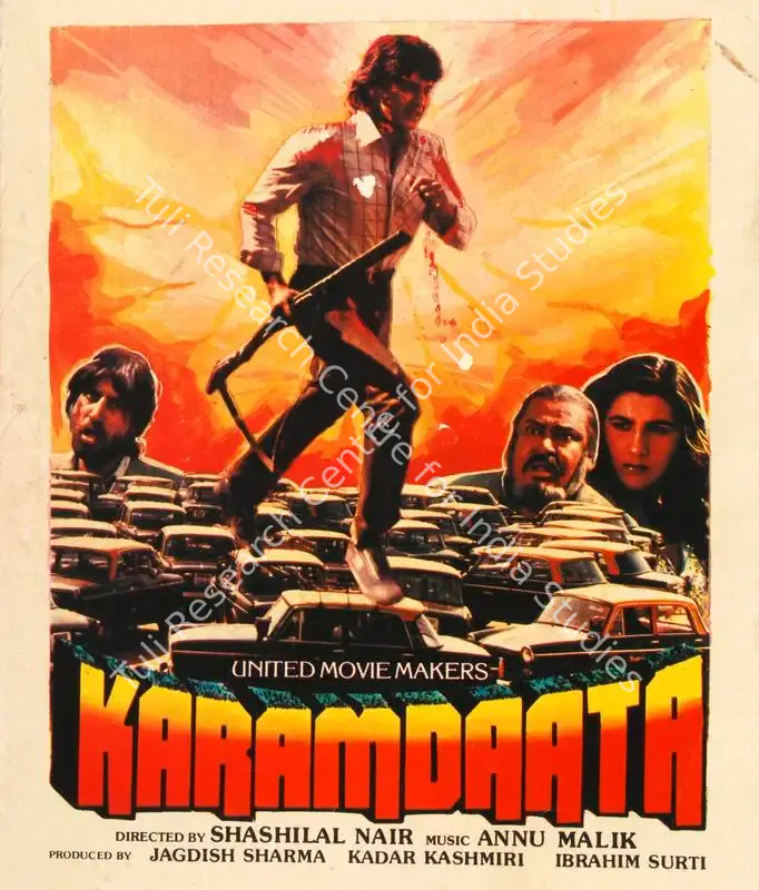 Kashmiri, Kadar (Producer), Karamdaata, 1986 | Song-Synopsis Booklet | CinemaEducation | 00865342