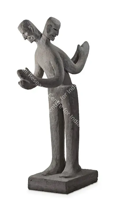 Bhagat, Dhanraj (Artist). Dual Personality. Reinforced concrete, 1953 | Sculpture | FineArts | 00362703
