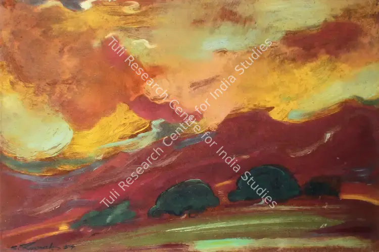 Roerich, Svetoslav (Artist). Untitled. Oil and tempera on masonite board, n.d. | Painting | FineArts | 0022877