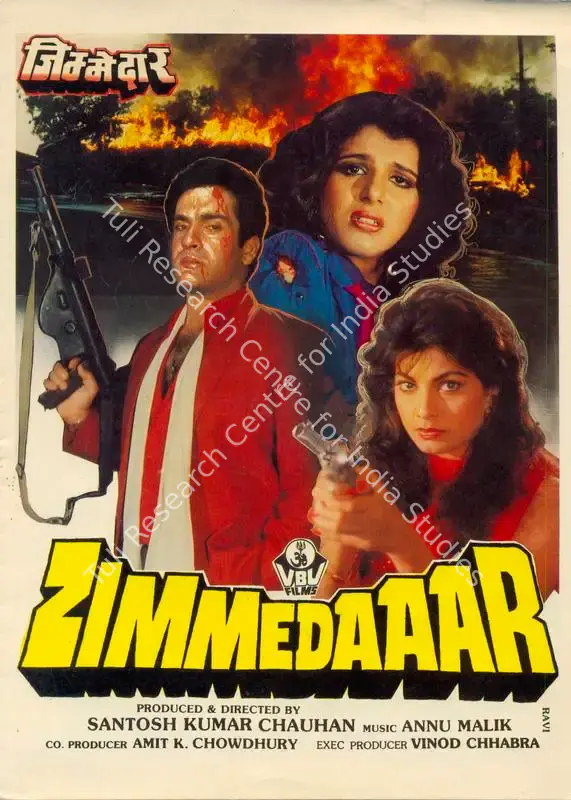 Chauhan, Santosh Kumar (Producer), Zimmedaaar, 1990 | Song-Synopsis Booklet | CinemaEducation | 00781133