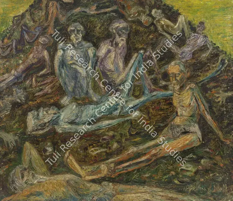 Ahmed, Anna Molka (Artist). Living Rubbish. Oil on board, n.d. | Painting | EconomicsArt | 00871888