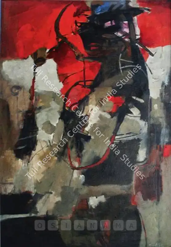 Mazumdar, Chittrovanu (Artist). Kali. Oil on Canvas, c.1993 | Painting  | 00880749