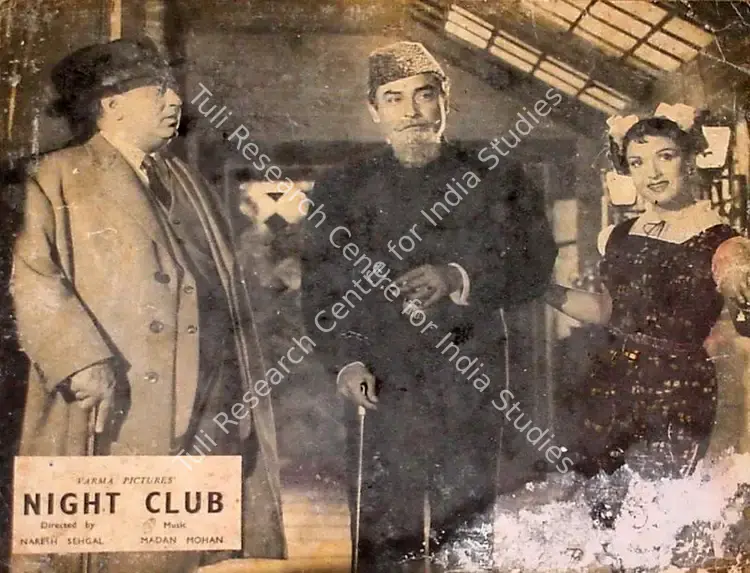 Saigal, Naresh (Director), Night Club, 1958 | Lobby Card | CinemaEducation | 00824309