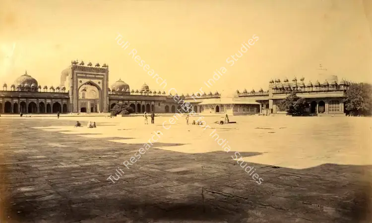 Studio Samuel Bourne & James Craddock (Photographic Studio), Inside the Jama Masjid complex, Fatehpur Sikri, n.d. | Antiquarian Photograph | Photography | 00115814
