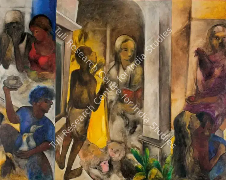 Singh, Sardar Gurcharan (Artist). Untitled. Oil on canvas, 2000 | Painting | FineArts | 00336276