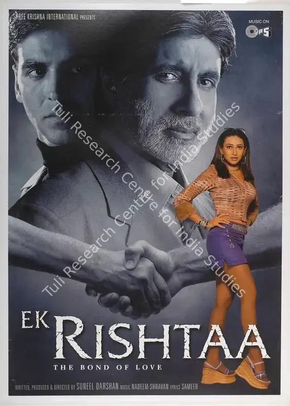 Darshan, Suneel (Producer), Ek Rishtaa, 2001 | Full Sheet Poster | CinemaEducation | 00769051