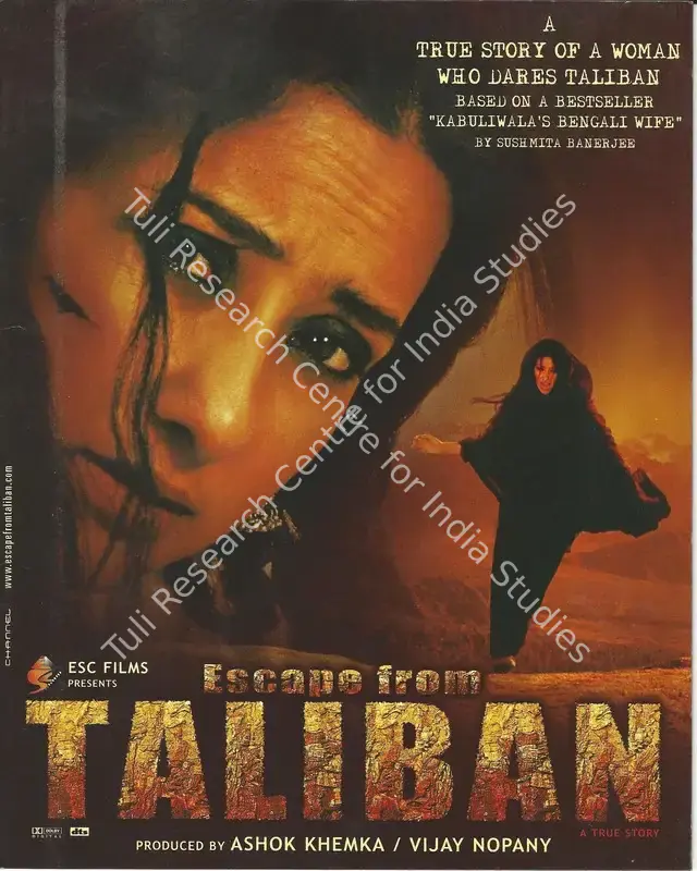 Khemka, Ashok (Producer), Escape From Taliban, 2003 | Song-Synopsis Booklet | CinemaEducation | 00781236