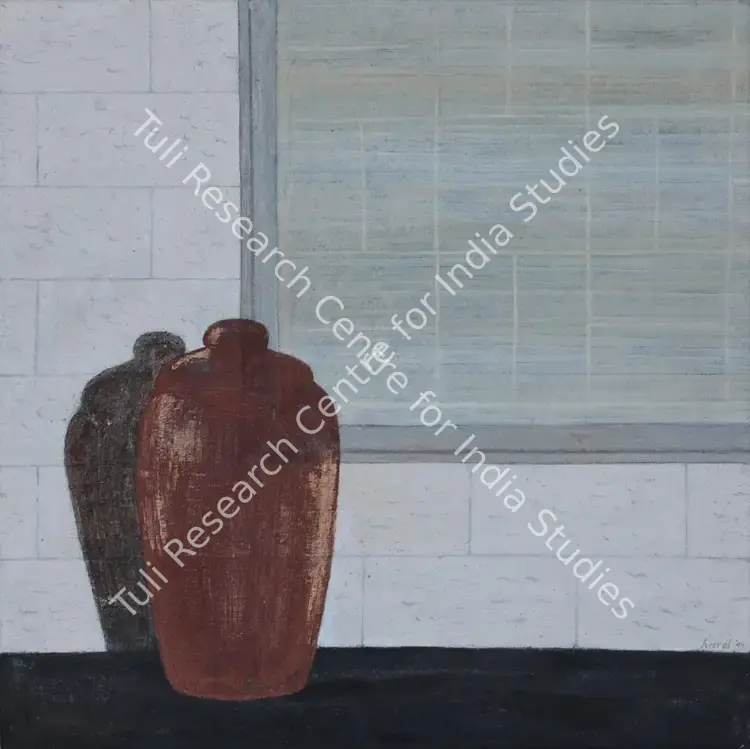 Trivedi, Heeral (Artist). Untitled. Mixed media on canvas, 1999 | Painting | FineArts | 00645051