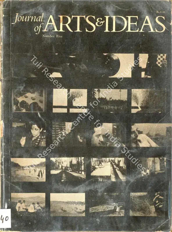 Sheikh, G.M. (Essayist). Mobile Vision - Some Synoptic Comments. In <i>Journal of Arts & Ideas.</i> 5, pp. 43-52. Delhi: G. P. Deshpande, October-December 1983 | Essay | Scholarship | 00676290