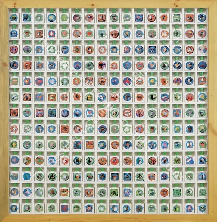 Choudhury, Prajjwal (Artist). Recycle. Plastic bottles and stickers, 2009 | Graphic Art | FineArts | 00332532