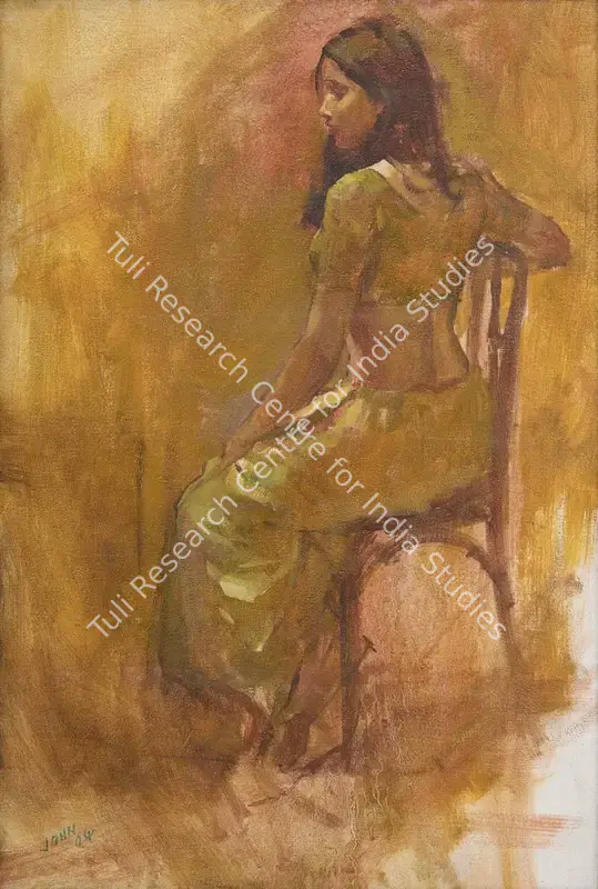 Fernandes, John (Artist). Untitled. Oil on canvas, 2004 | Painting | EconomicsArt | 00869331