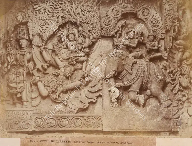 Pigou, William Henry (Photographer), Hullabeed. The Great Temple. sculptures from the West Front, c.1856 | Antiquarian Photograph | Photography | 00115019