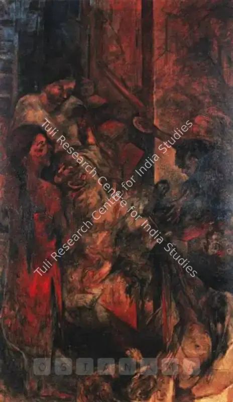 Singh, Sardar Sobha (Artist). Untitled. Oil on canvas, 1992 | Painting | FineArts | 00561523