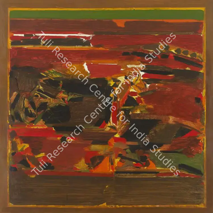 Raza, S.H. (Artist). Jodhpur. Acrylic on canvas, 1976 | Painting  | 00868004