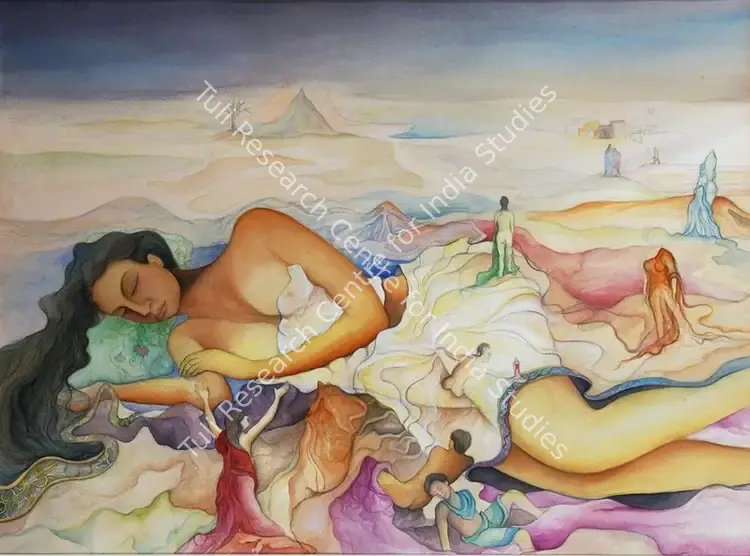 Singh, Meetali (Artist). Dream. Watercolour on paper, 2007 | Painting | FineArts | 00643172