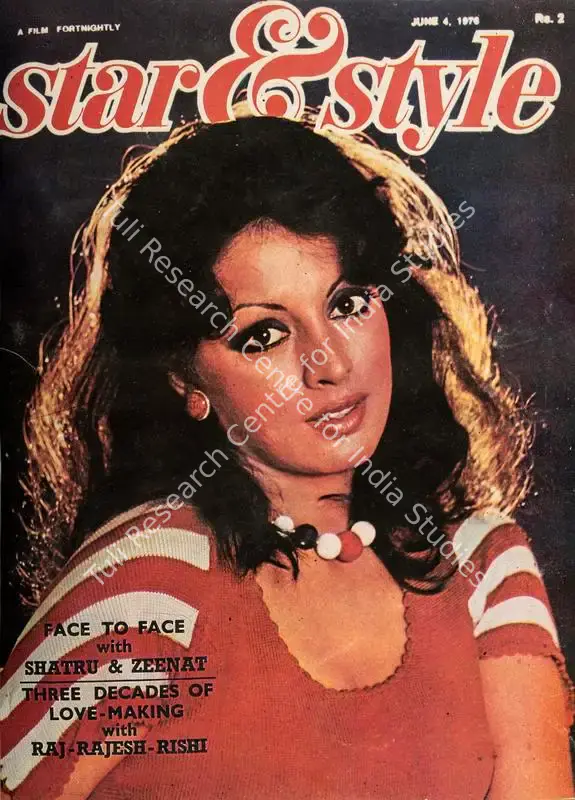 Ewing, Gulshan (Editor). Star & Style - A Film Fortnightly. 25(11). Bombay: J.C. Jain, 4 June 1976 | Magazine | CinemaEducation | 00808635