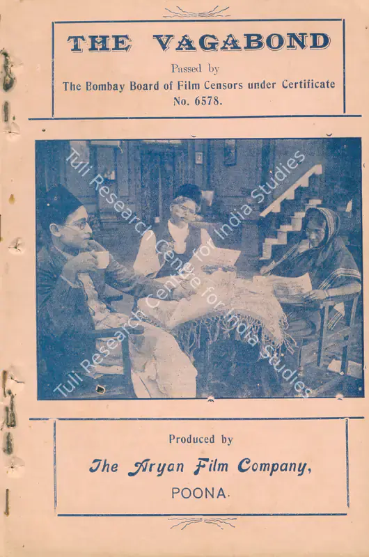 Sarpotdar, N.D. (Director), Udan Tappu, 1928 | Synopsis Booklet | CinemaEducation | 00842236
