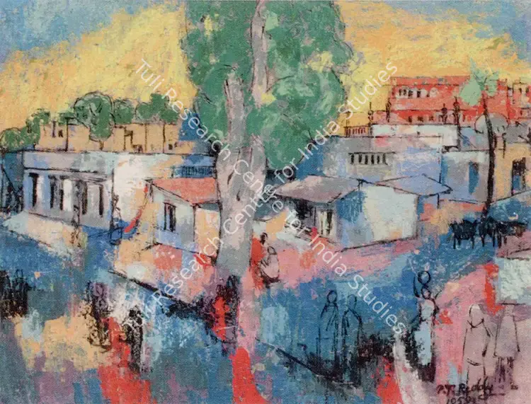 Reddy, P.T. (Artist). Hapshi Guda. Oil on canvas, 1956 | Painting  | 00876977