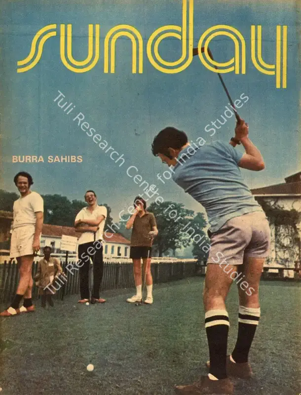 Sarkar, Aveek (Editor). Sunday. Calcutta: Ananda Bazar Patrika, 11 November 1973 | Magazine | CinemaEducation | 00842347