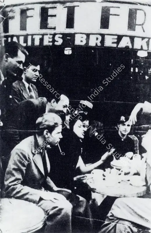 Khanna, Krishen (Photographer). Amrita in Paris Caf . 1932 | Contemporary Photograph, Marg, March 1972 | Photography | 00513009
