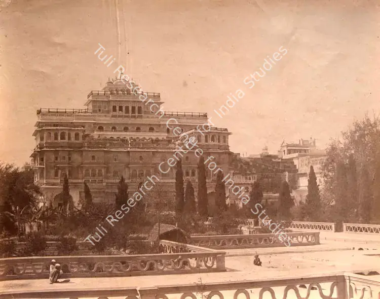 Murray, Dr. John (Photographer), Chandra Mahal, City Palace, Jaipur, 1857-1860 | Antiquarian Photograph | Photography | 00116257