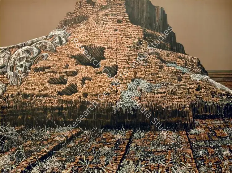 Krishnan, Rajan (Artist). Substances of Earth. Acrylic on canvas, 2007 | Painting | FineArts | 00334923