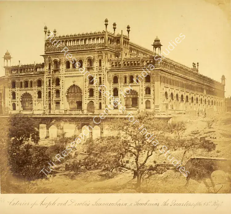 Beato, Felice (Photographer), Exterior of Asophood Dowlah's Imaumbara, a Tomb near the quarters of the 53rd Regiment, Lucknow, March-April 1858 | Antiquarian Photograph | Photography | 00116272