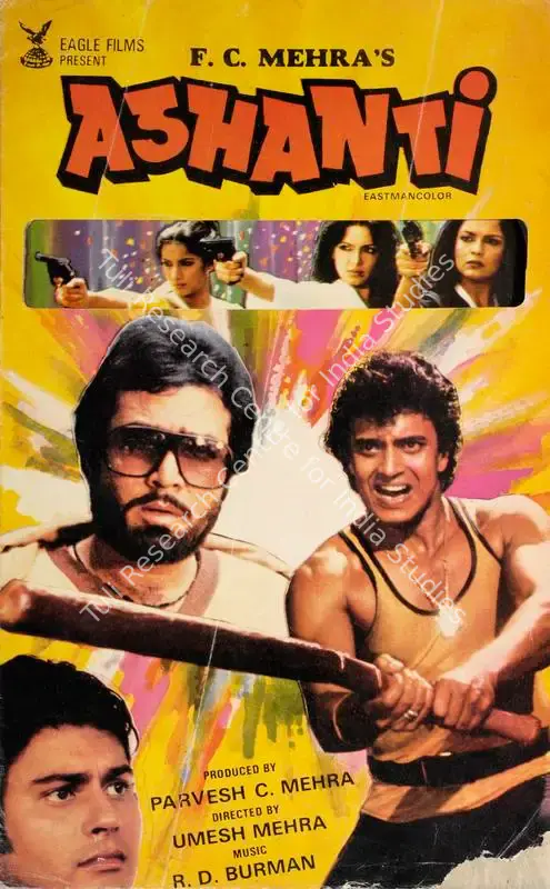 Mehra, Parvesh (Producer), Ashanti, 1982 | Song-Synopsis Booklet | CinemaEducation | 00863116