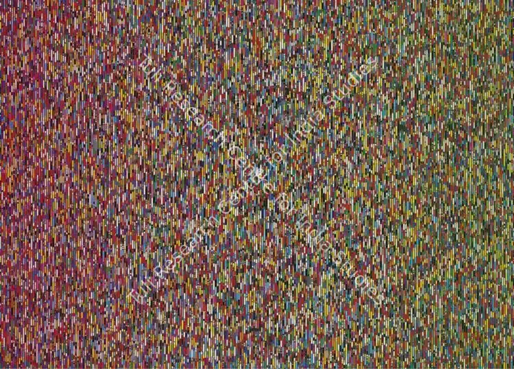 Yuvanbothsathuvar (Artist). Dilemma. 140 GSM mount board magazine paper and fluorescent paper on plywood, 2017 | Print | FineArts | 00334987