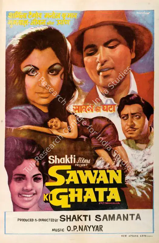 Samanta, Shakti (Producer), Sawan Ki Ghata, 1966 | Full Sheet Poster | CinemaEducation | 00770692