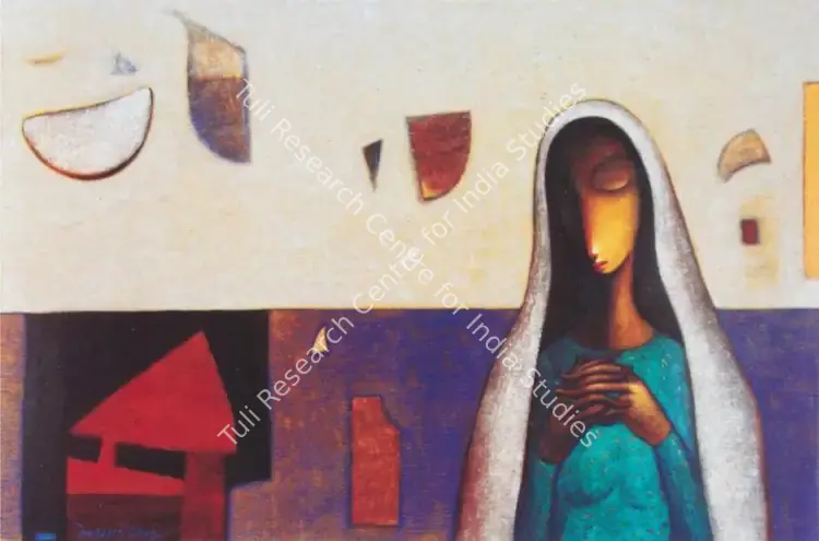 Belgave, Vijay (Artist). Untitled. Acrylic on canvas, n.d. | Painting | FineArts | 00372102