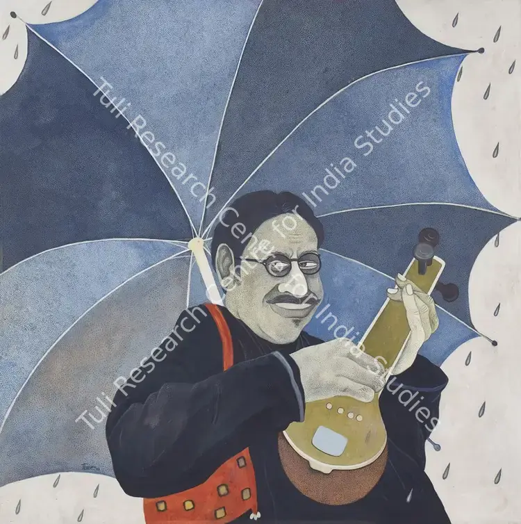 Hussain, Farhad (Artist). Untitled. Acrylic on paper laid on cloth, 2003 | Painting | FineArts | 00547210