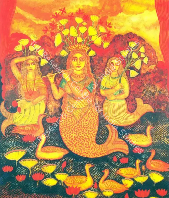 Burman, Jayshri (Artist). Untitled. Mixed media on mountboard, 2001 | Painting | FineArts | 00372703