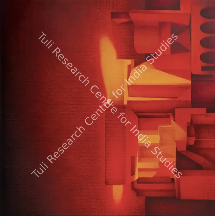 Joshi, Anant (Artist). Long Happy Hours; Thereby Happiness. Acrylic on canvas, 2006 | Painting | FineArts | 00603832