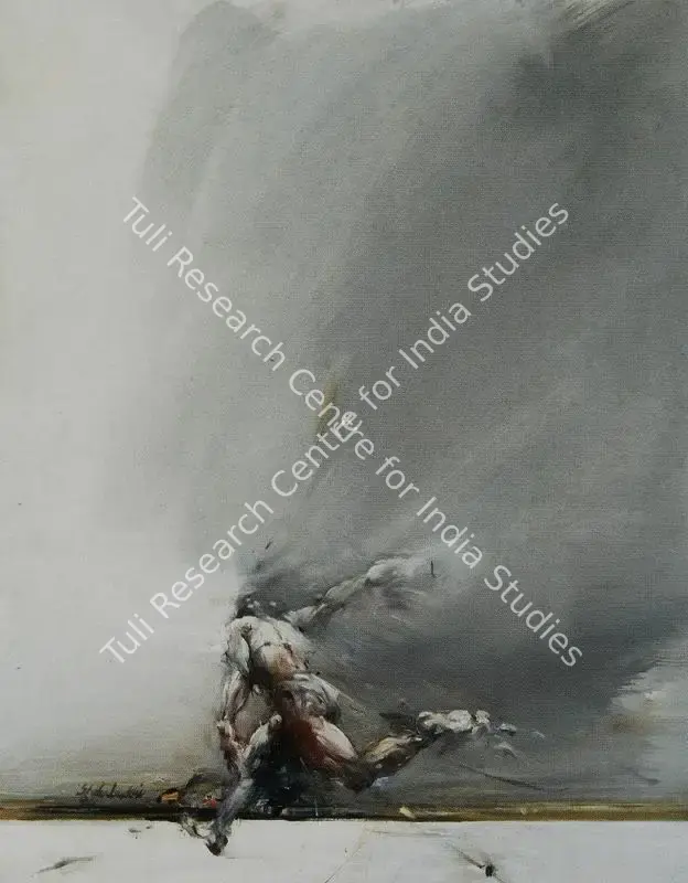 Ahmed, Saifuddin (Artist). Untitled (Runner). Acrylic on canvas, 1994 | Painting  | 00881473