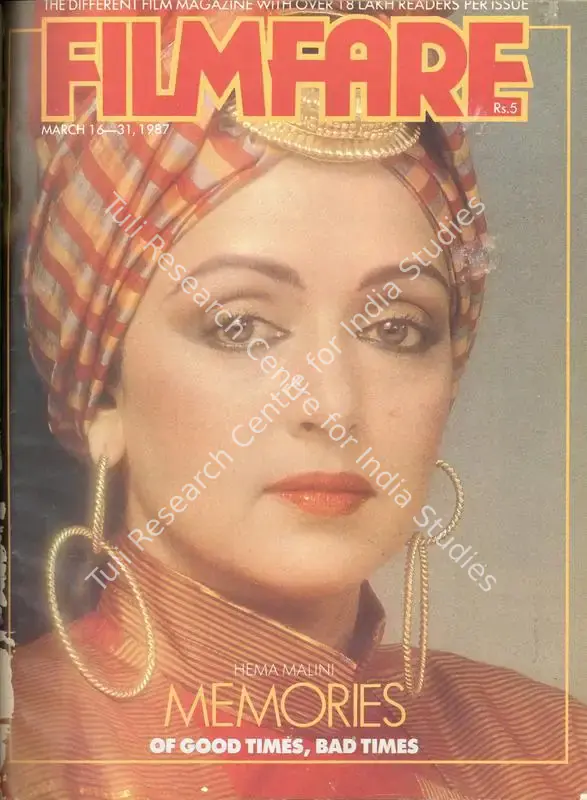 Ahmed, Rauf (Editor). Filmfare - The Fortnightly Film Magazine. 36(6). Bombay: Pritish Nandy, c/o The Times of India, 16 March 1987 | Magazine | CinemaEducation | 00793816