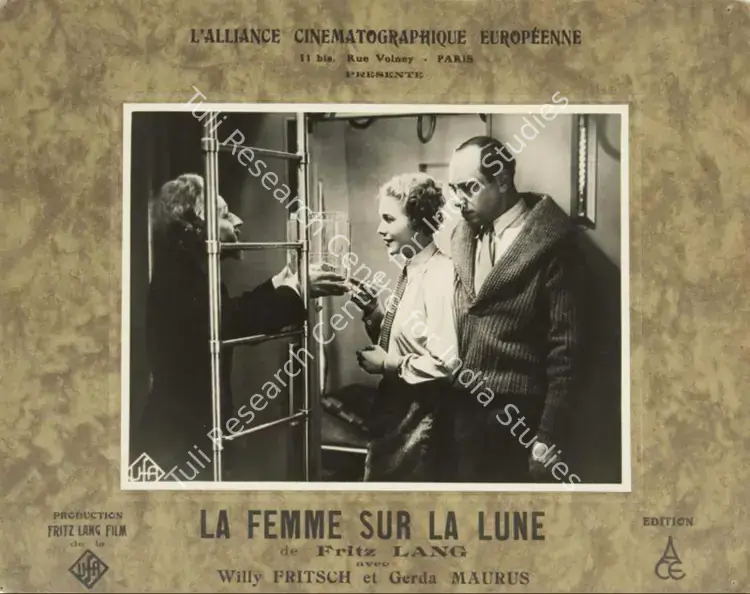 Courant, Curt (Cinematographer), Woman in the Moon, 1929 | Photographic Still Mounted on Lobby Card | CinemaEducation | 00795503