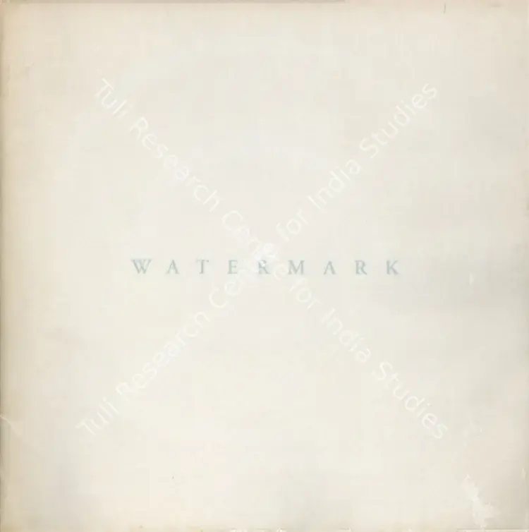 The Fine Art Resource (Organiser). Watermark - The Watercolour Show. Mumbai: The Fine Art Resource, 1999 | Group Exhibition Catalogue | FineArts | 00668537