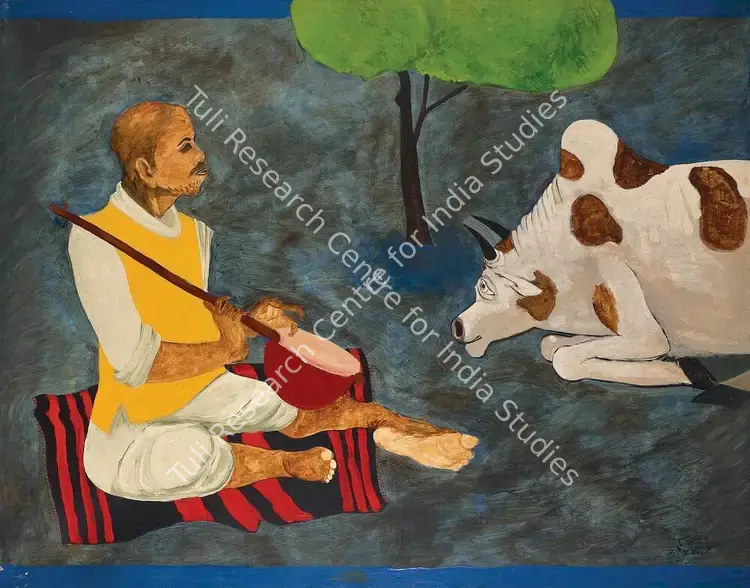 Varma, Umesh (Artist). Untitled. Oil on canvas, n.d. | Painting | FineArts | 00356006