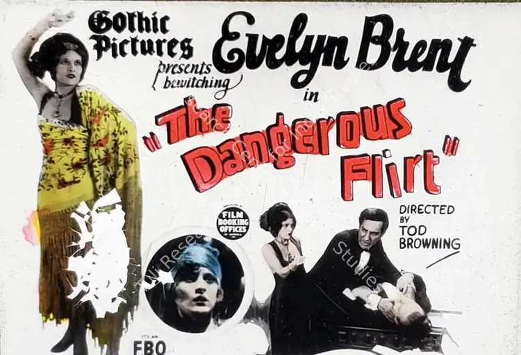 Browning, Tod (Director), The Dangerous Flirt, 1924 | Glass Slide | CinemaEducation | 00795120