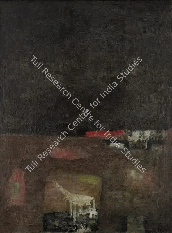 Sheikh, G.M. (Artist). Horse. Oil on canvas, 1961-62 | Painting | EconomicsArt | 00870022