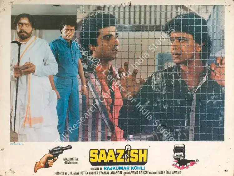 Malhotra, J.R. (Producer), Saazish, 1988 | Lobby Card | CinemaEducation | 00788148