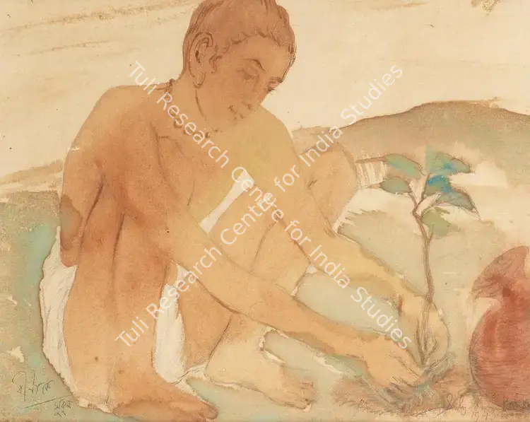Dey, Mukul (Artist). Kalika. Watercolour on paper, 1943 | Painting | FineArts | 00547500
