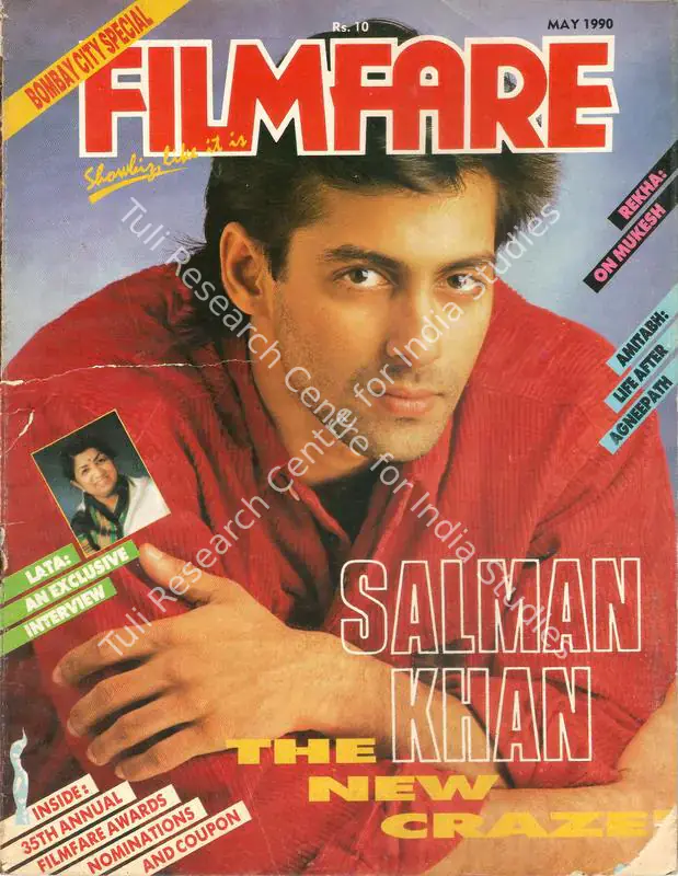 Ahmed, Rauf (Editor). Filmfare. 39(5). Bombay: Pritish Nandy, c/o The Times of India, 01 May 1990 | Magazine | CinemaEducation | 00794057