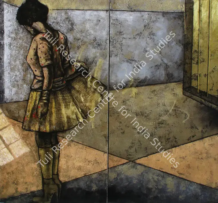 Dasgupta, Vinita (Artist). Lost love letters. Mixed media on canvas, n.d. | Painting | FineArts | 0024174