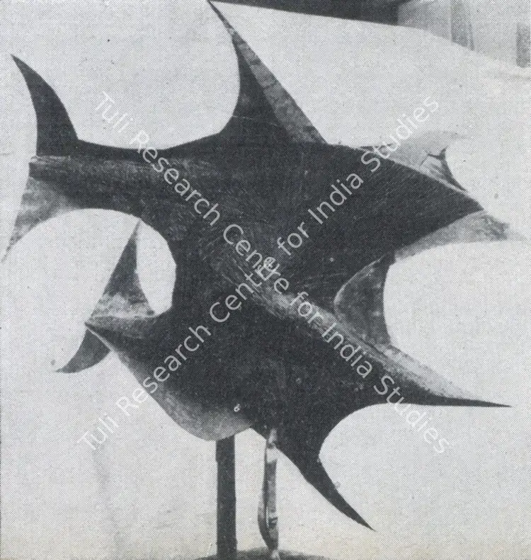 Kaneria, Raghav (Artist). Fish Forms. 1961 | Marg, December 1962 | Sculpture | FineArts | 00674901