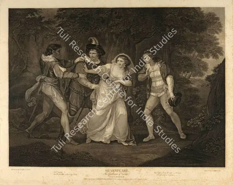 Kauffman, After Angelica (Artist). Two Gentlemen of Verona-Act V, Scene III, 1792 | Aquatint | PopCulture | 00092207