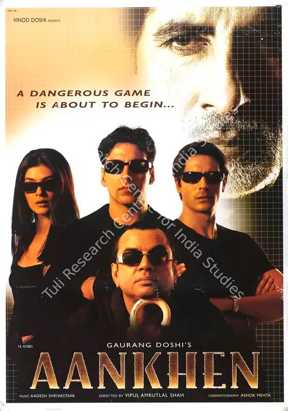 Doshi, Gaurang (Producer), Aankhen, 2002 | Full Sheet Poster | CinemaEducation | 00769206