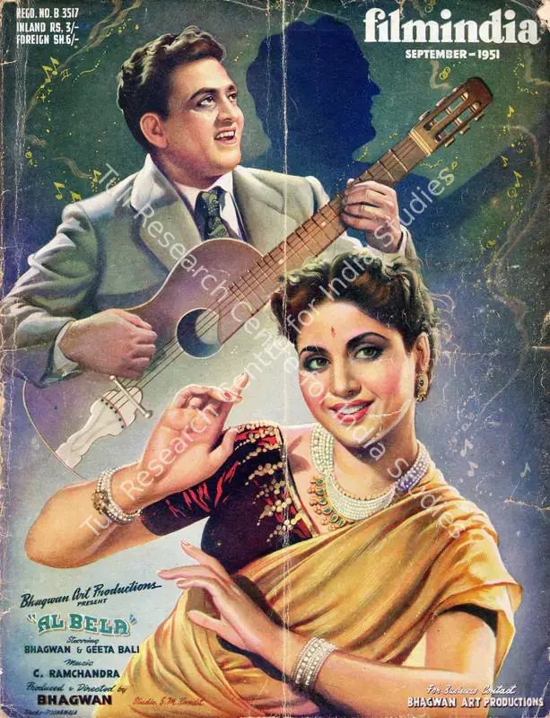Patel, Baburao (Editor). Filmindia. 17(9). Bombay: Archibald Pereira, September 1951 | Magazine | CinemaEducation | 00796602